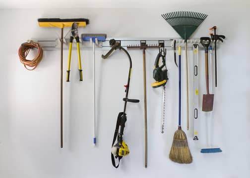 How to Hang Brooms in The Garage