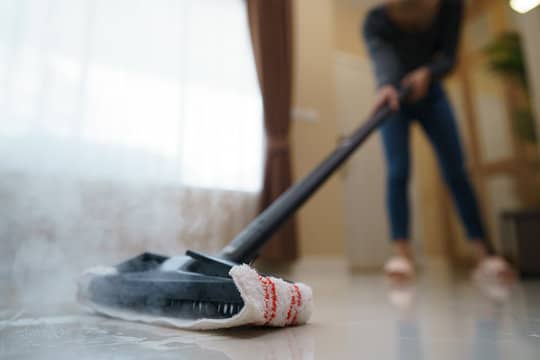 Steam Mop Maneuvering