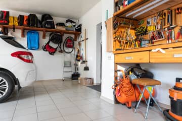 Ways to Hide Brooms and Mops in Garages 1