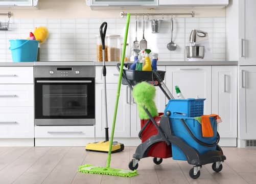 Ways to Hide Kitchen Mops