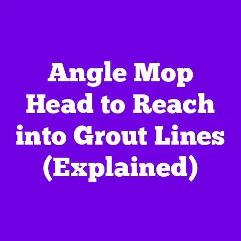 Angle Mop Head to Reach into Grout Lines (Explained)
