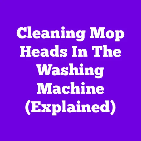 Cleaning Mop Heads In The Washing Machine (Explained)