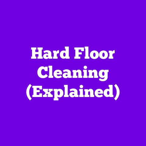 Hard Floor Cleaning (Explained)