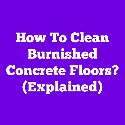 How To Clean Burnished Concrete Floors? (Explained)