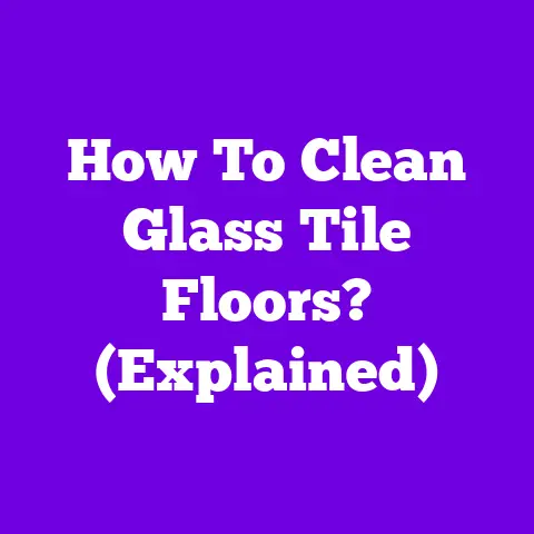 How To Clean Glass Tile Floors? (Explained)