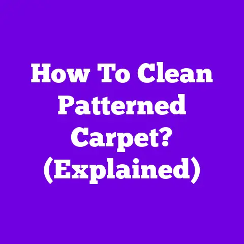 How To Clean Patterned Carpet? (Explained)