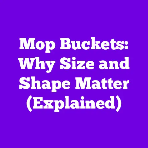 Mop Buckets: Why Size and Shape Matter (Explained)