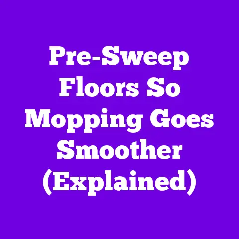 Pre-Sweep Floors So Mopping Goes Smoother (Explained)