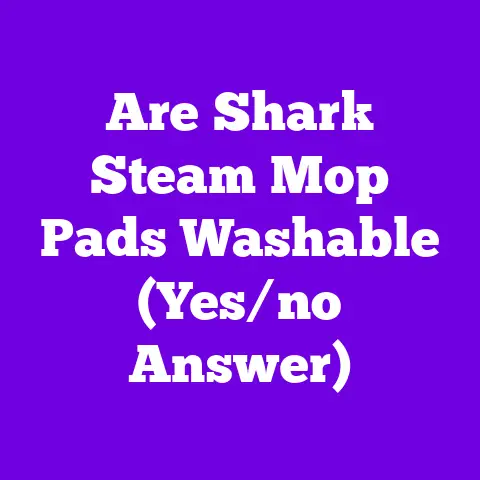 Are Shark Steam Mop Pads Washable (Yes/no Answer)
