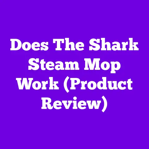 Does The Shark Steam Mop Work (Product Review)