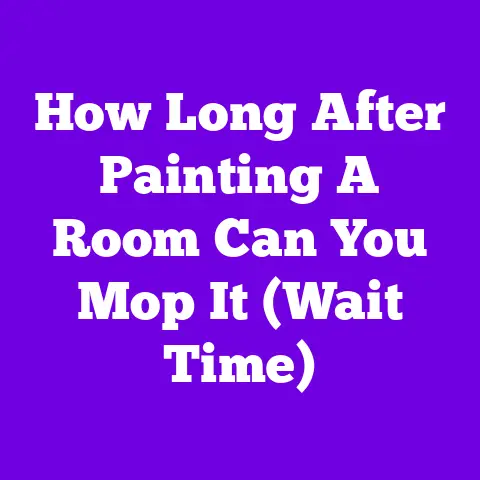 How Long After Painting A Room Can You Mop It (Wait Time)