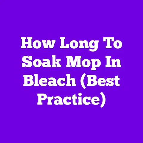How Long To Soak Mop In Bleach (Best Practice)