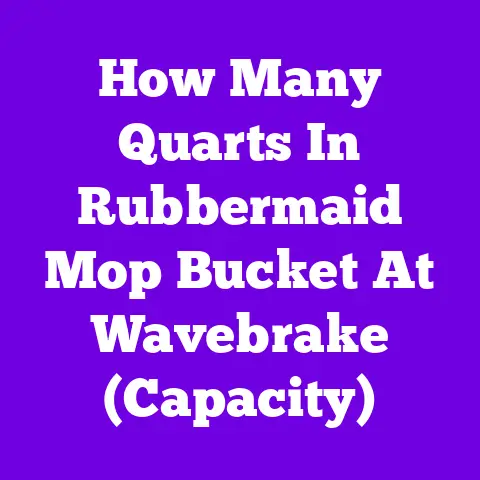 How Many Quarts In Rubbermaid Mop Bucket At Wavebrake (Capacity)