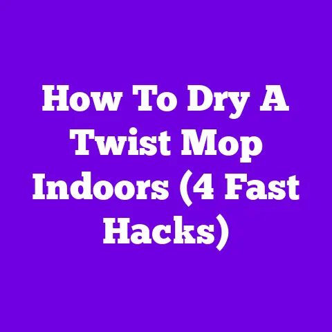 How To Dry A Twist Mop Indoors (4 Fast Hacks)