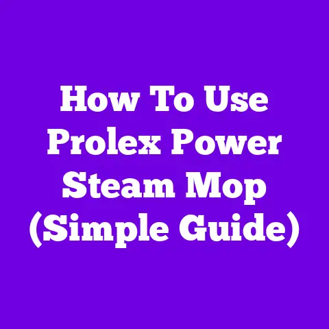 How To Use Prolex Power Steam Mop (Simple Guide)