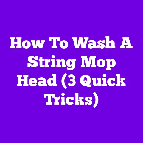 How To Wash A String Mop Head (3 Quick Tricks)