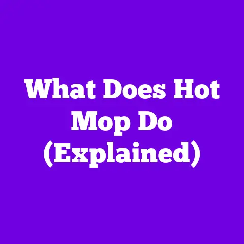 What Does Hot Mop Do (Explained)