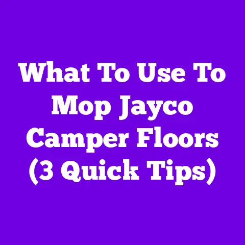 What To Use To Mop Jayco Camper Floors (3 Quick Tips)